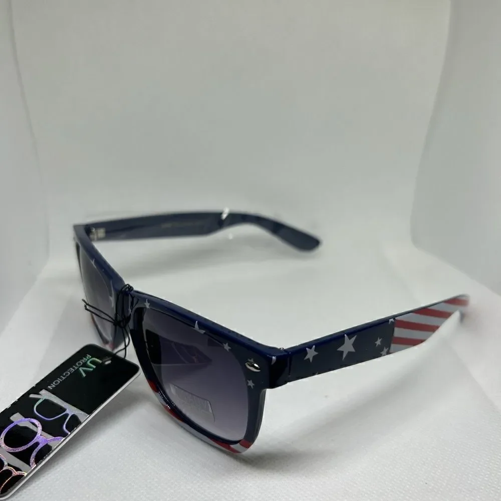 Patriotic retro unisex classic USA sunglasses